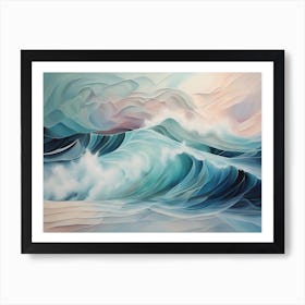 Ocean Waves Art Print