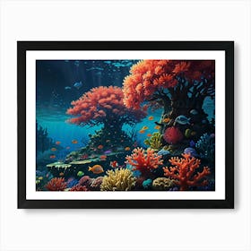 Coral Reef 5 Art Print