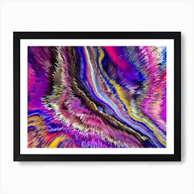 Acrylic Extruded Painting 254 Art Print