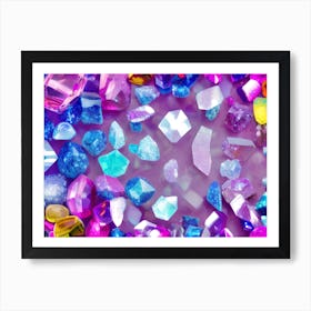 Blue Stones Art Print