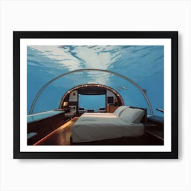 Underwater Hotel Art Print