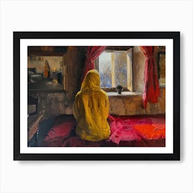 Contemporary Artwork Inspired By Johannes Vermeer 2 Art Print