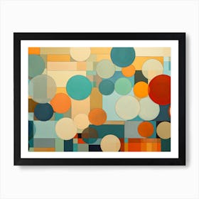 Abstract Circles 2 Art Print