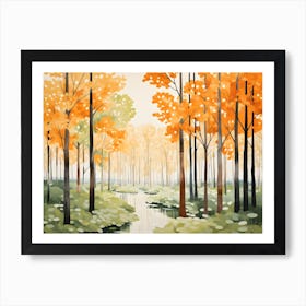 Modern Forest 4 Art Print