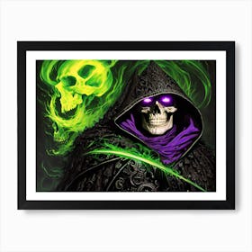 Dark Lord Of The Dead 1 Art Print