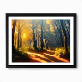 Forest Path 15 Art Print