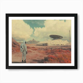 Alien Space Station Art Print