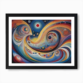 'Swirl' Abstract Art Print