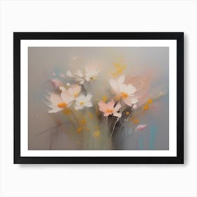 Abstract Flowers 5  Art Print