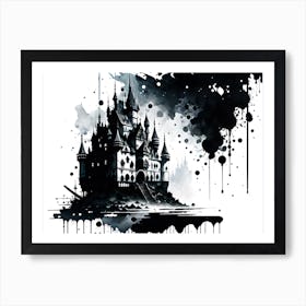 Castle Painting Art Print