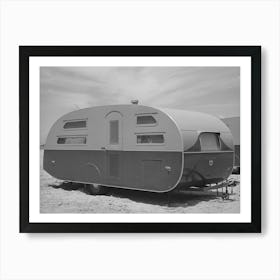 Trailers At The Fsa (Farm Security Administration) Camp For Defense Workers, San Diego, California By Art Print
