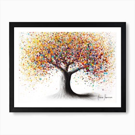 Rainbow Soul Tree Art Print