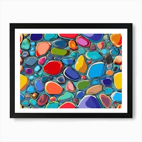 Stones At The Bottom Of The Water Art Print