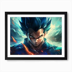 Dragon Ball Z Wallpaper 1 Art Print