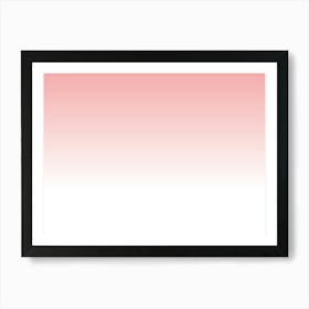 Pink And White Background Art Print