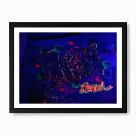 Graffiti On A Wall Art Print