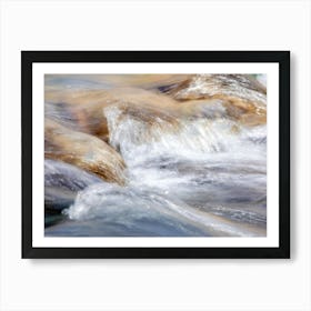 Rushing Water Landscape Art Print