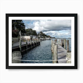 Pier On The Water Art Print