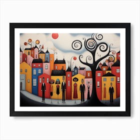 City Of People Art Print