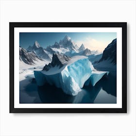 Landscapes Carved By Massive Glaciers Art Print
