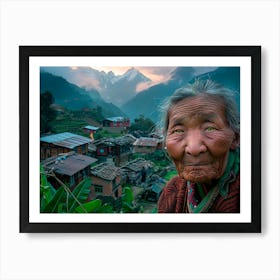 Shantiva zaga, In The Himalayan Mountains Art Print