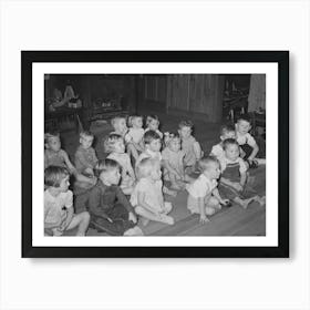 Kindergarten Children, Lake Dick Project, Arkansas By Russell Lee Art Print