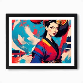 Geisha 116 Art Print