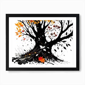 Autumn Tree 12 Art Print