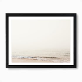 Pink Beach Waves Art Print