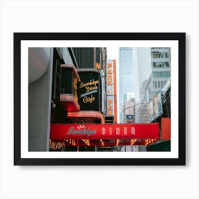 Brooklyn Diner Cafe New York 2 Art Print