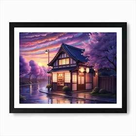 Asian House Art Print