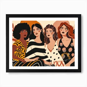 Group Of Women 26 Art Print