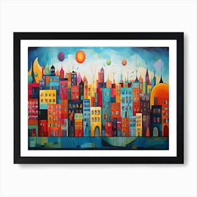 Cityscape 2 Art Print