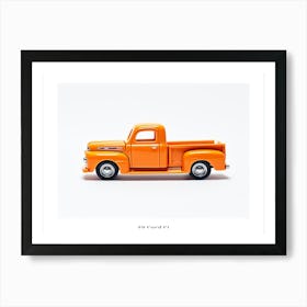 Toy Car 49 Ford F1 Orange Poster Art Print