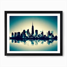 New York City Skyline 47 Art Print