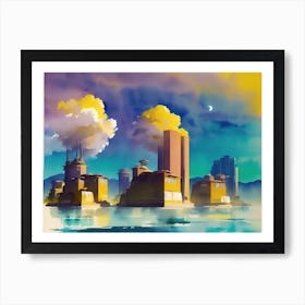 Cityscape 18 Art Print