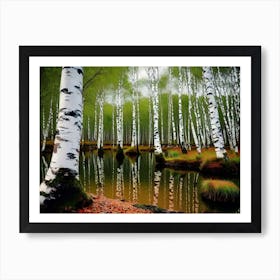 Birch Forest 85 Art Print