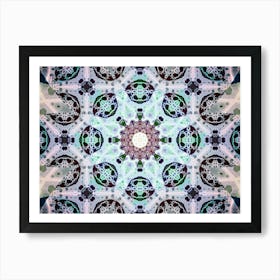 Round Pattern Art Print