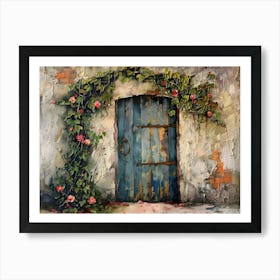 Pretty Garden Doors 10 Art Print