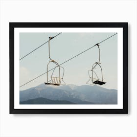 Cable Car In Sky Art Print