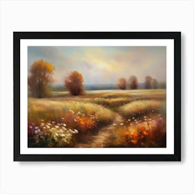 Printable Wall Art, Vintage Landscape, Farmhouse Wall Decorations, Vintage Landscape Oil Painting.17 1 Art Print