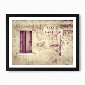 Sestier Canaregio Venice Art Print