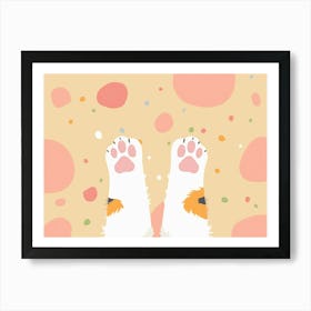 Cat Paw (3) Art Print