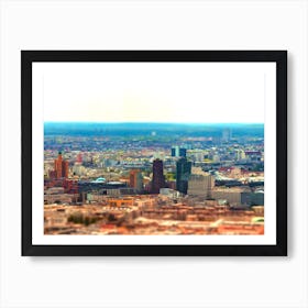 Aerial View Of Berlin Skyline With Colorful Buildings Art Print