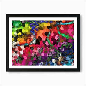 Abstraction Is A Modern Mosaic Art Print