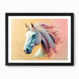 Horse Head Painting Art Print