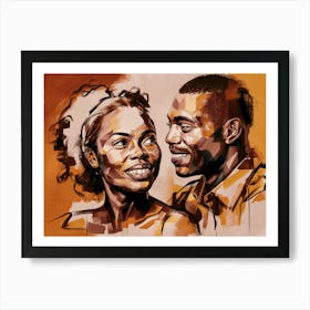 Couple In Love 1 Art Print