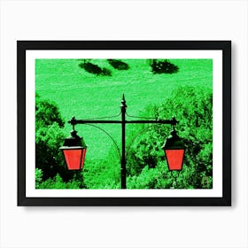 Two Lampposts Metal Print 20190814 29rt1ppub Art Print