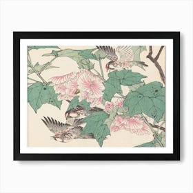 Birds On A Branch 5 Art Print