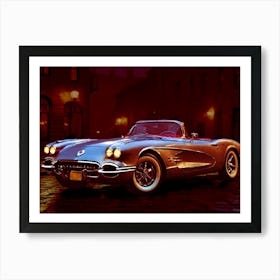 59 Corvette Art Print